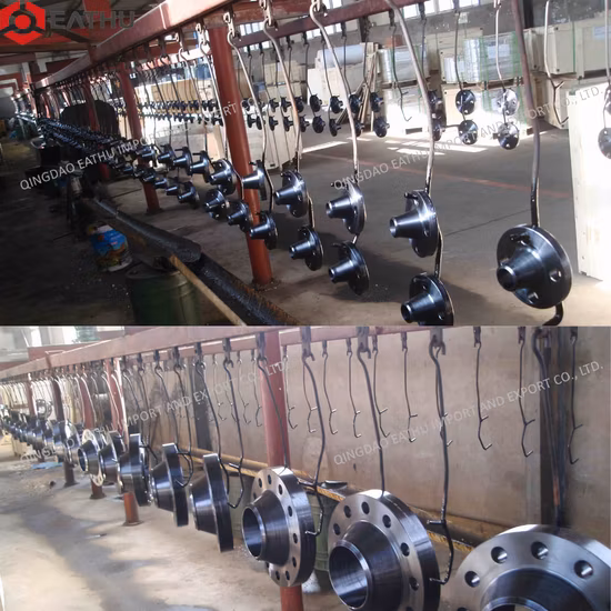 ANSI/DIN/En1092-1 단조 탄소/스테인레스 스틸 Pn10/16 용접 넥/블라인드/슬립온/랩 조인트/플랫 플레이트/소켓 RF/FF 파이프 플랜지